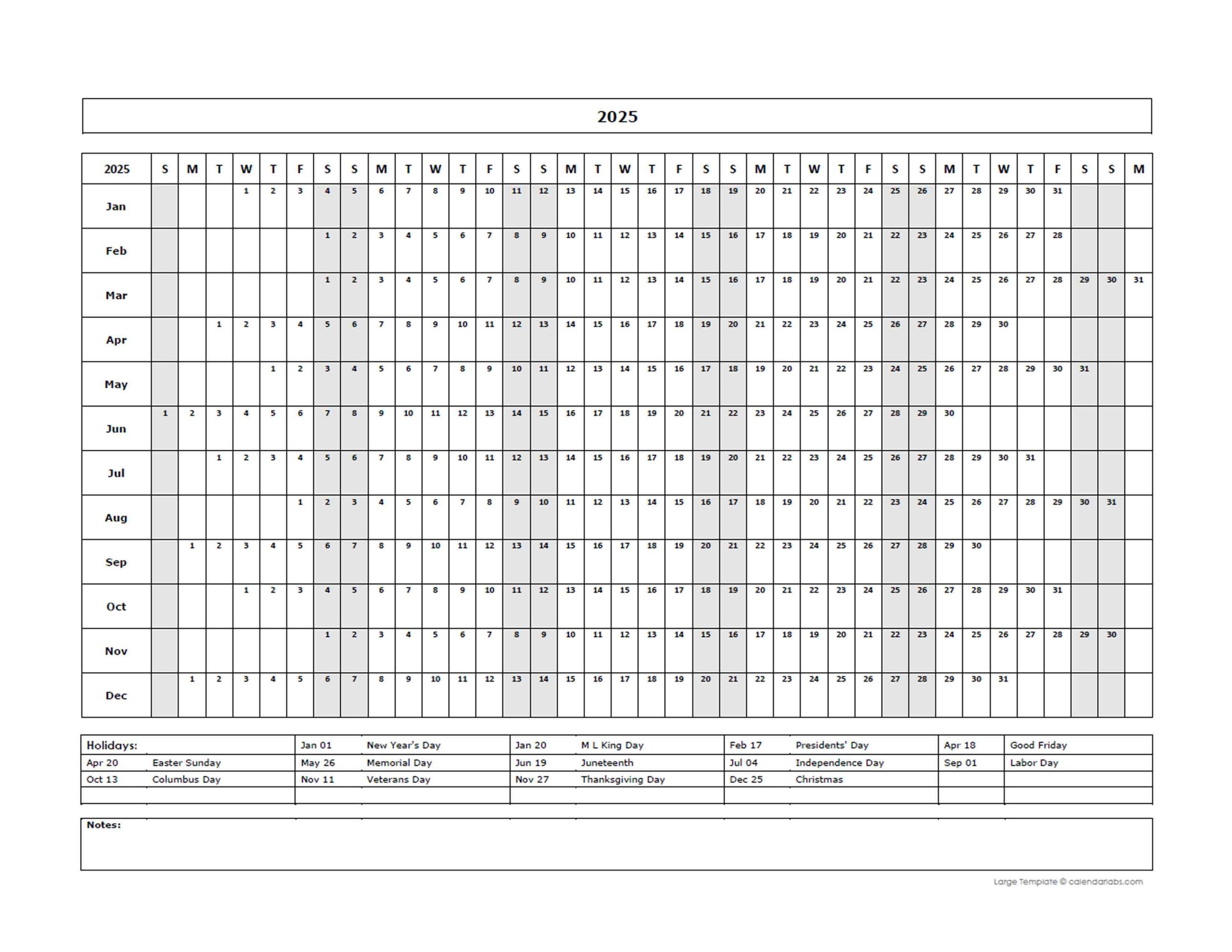 2025 Year At A Glance Calendar 2025 At A Glance Contemporary Monthly Wall Calendar 15 X 12 January To