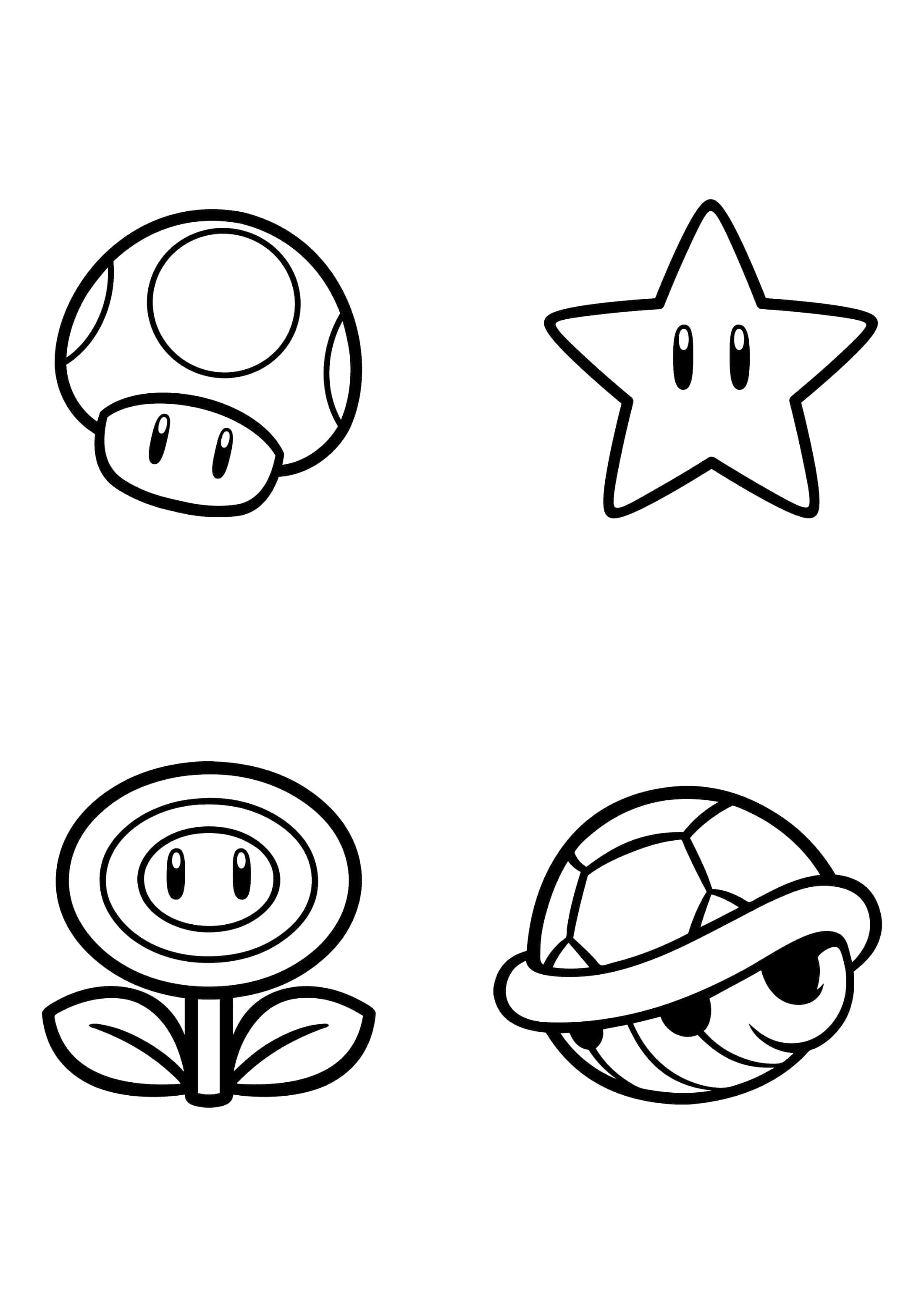 Desenhos do Mario Bros para Colorir e Pintar Tudo Para Colorir