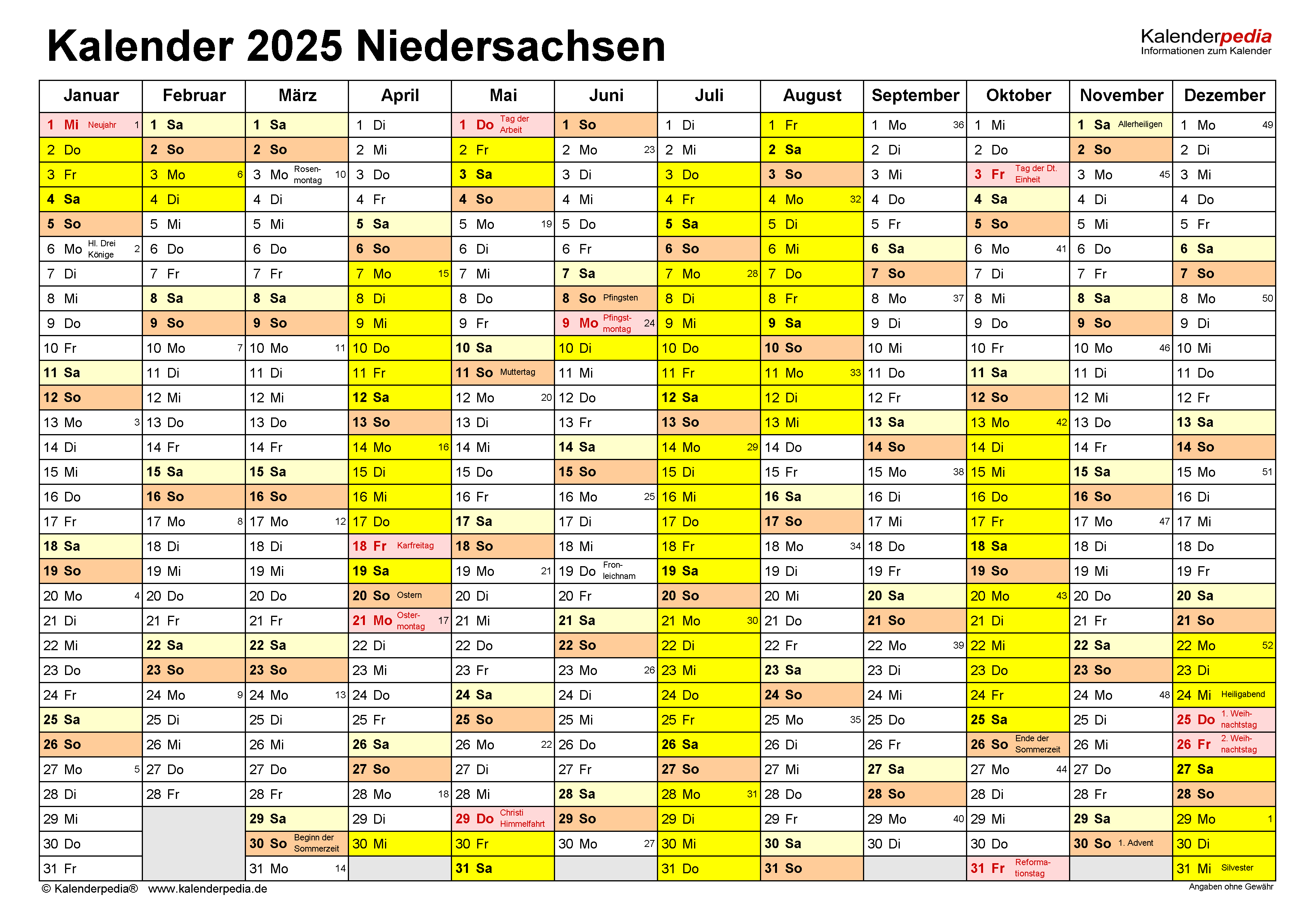 Nrw Ferienkalender 2025 Schulkalender 2025/2026 Nrw Für Word