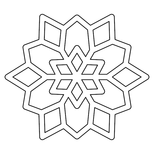 Malvorlagen Schneeflocke Schneeflocke Malvorlage Snowflake