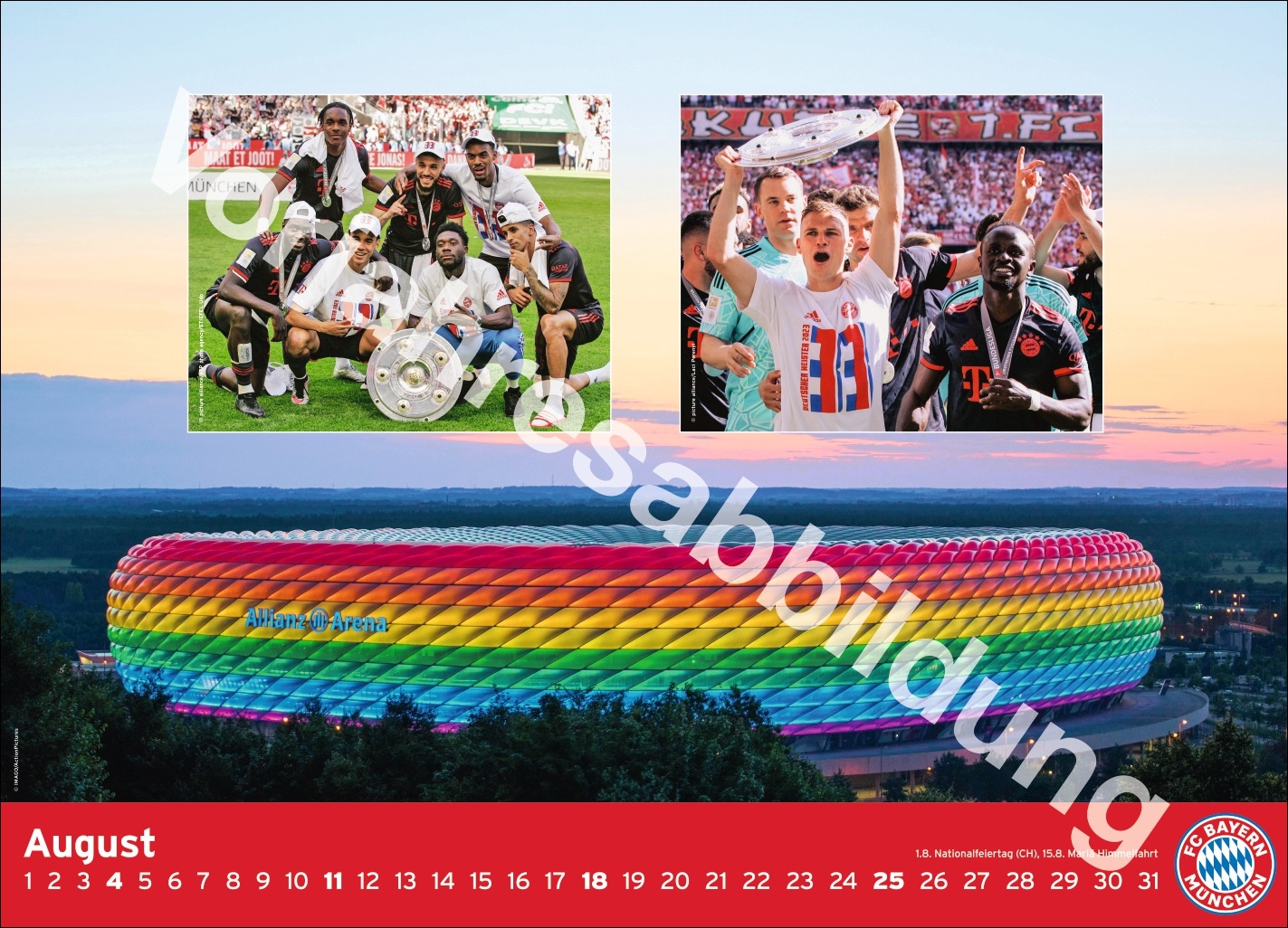 Kalender FC Bayern München Edition Kalender 2025 online kaufen