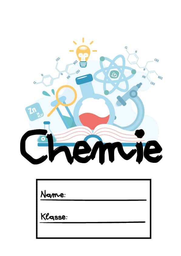 Chemie Deckblatt Selber Malen Aestetic Chemie Deckblatt Schule